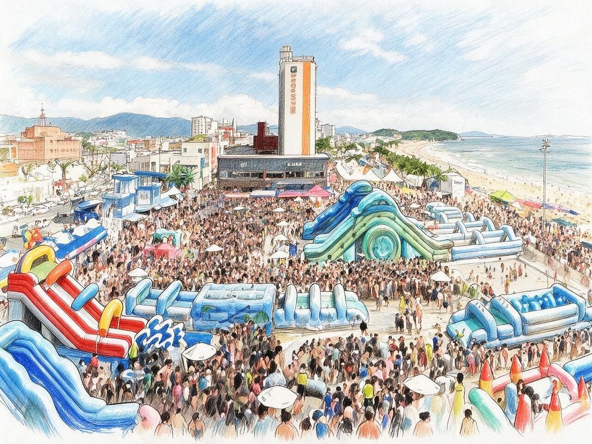 충남 보령 머드축제 대천해수욕장